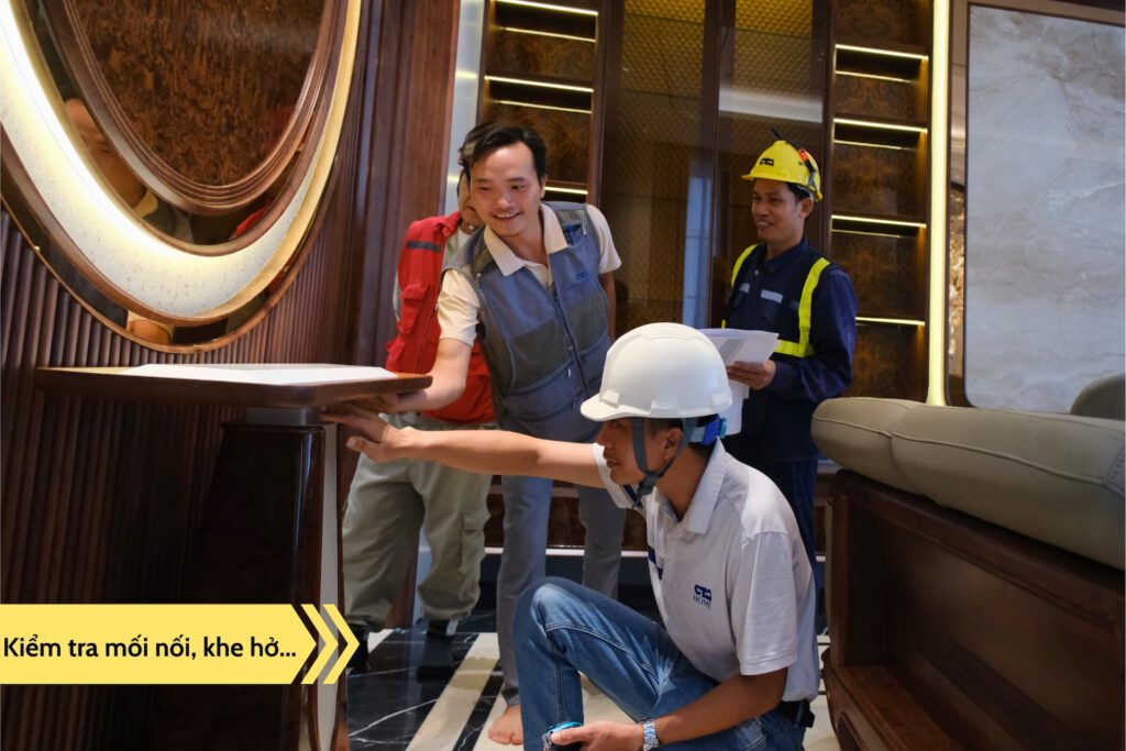 Kiểm tra các vết mối nối